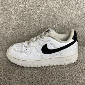 Nike Force 1 PS White Black CZ1685-100 TODDLER US Size 11C